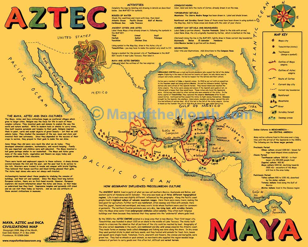 Exploring the Map of Ancient Mayan Civilization A Detailed Study