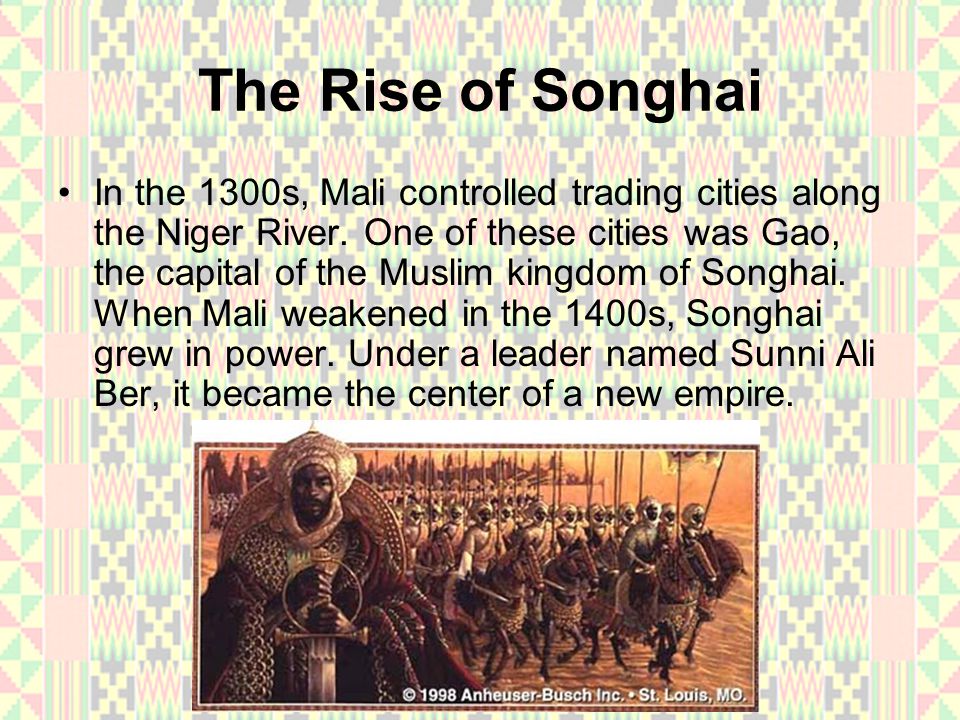 How Did The Songhai Empire Strengthen Islam