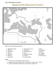 Understanding History Mapping the Byzantine Empire Worksheet Answers Guide