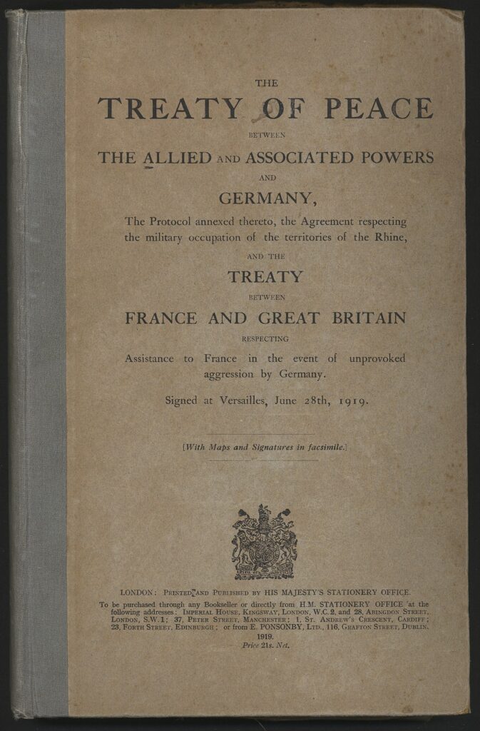 What Treaty Ended World War 1
