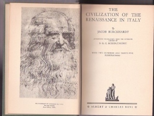 Who Wrote The Civilization Of The Renaissance In Italy