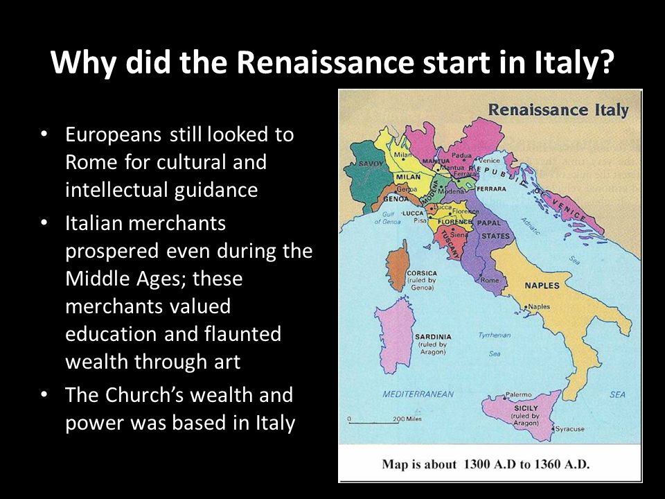 Why Did The Renaissance Start In Northern Italy