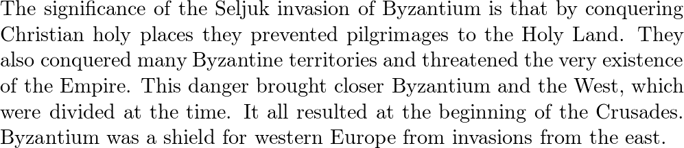 Why Was The Invasion Of The Byzantine Empire Significant