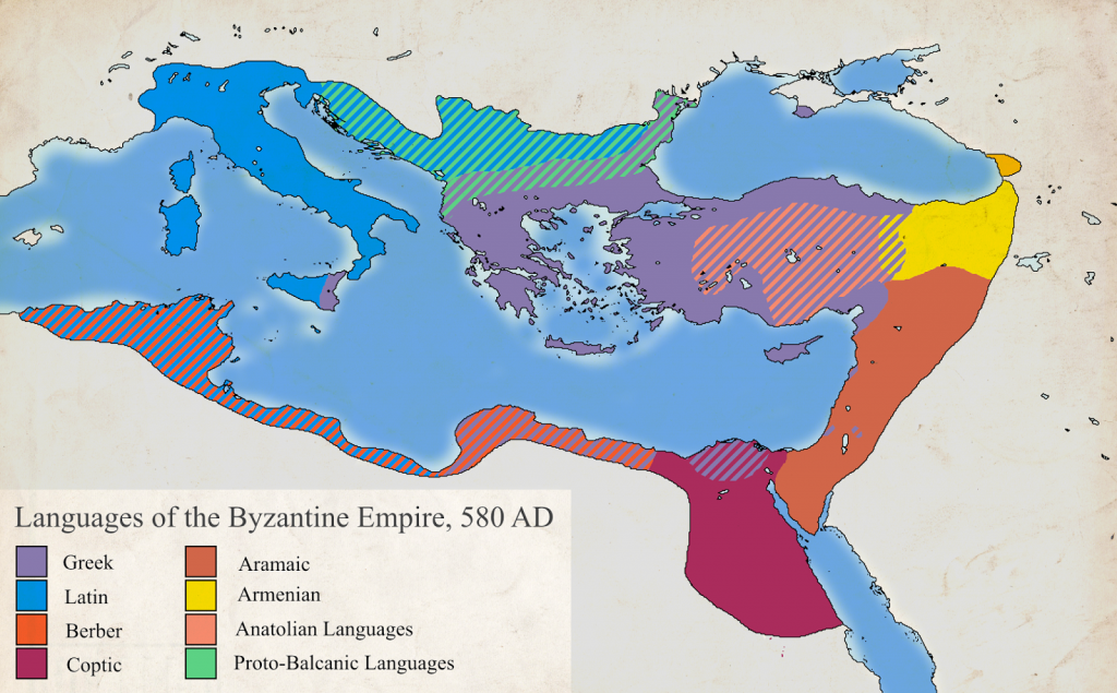 exploring the use of latin as the official language of the byzantine empire 1