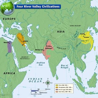 the four river valley civilizations Source Q320