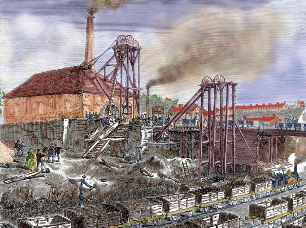 why did coal production expand greatly during the industrial revolution 1